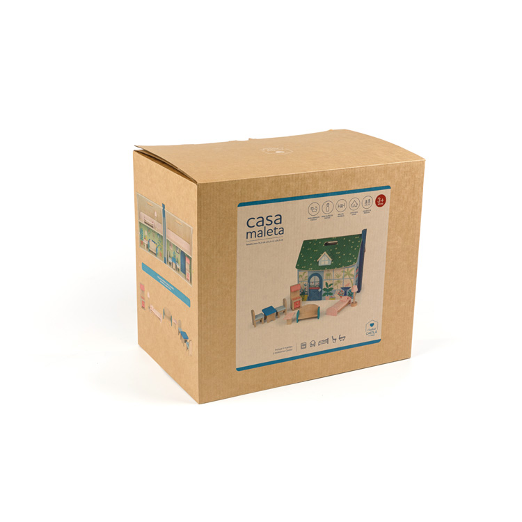 Wellpappe-Spielzeug-Papierbox von Portable House